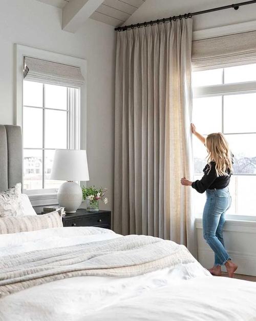 卧室和客厅挂窗帘留意5点尺寸款式太重要内行人分享