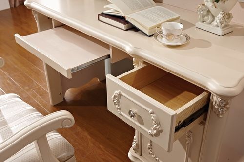 心宜家欧式直角书桌书架组合书柜家用转角实木韩式电脑桌写字家居