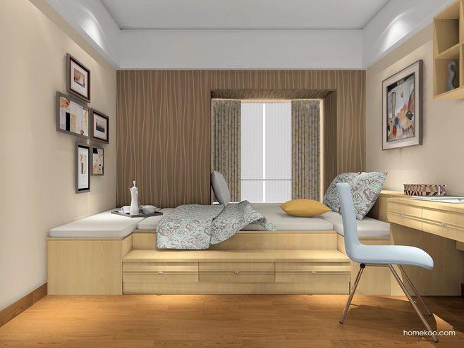 12平方以下美式田园风格卧室家具装修效果图套餐a16900新居网