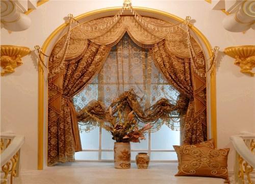 罗幔帝格窗帘装出来的欧式别墅装修效果图赏析
