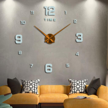创意个性现代时尚客厅办公室钟表电视沙发背景墙装饰挂钟静音时钟咖啡