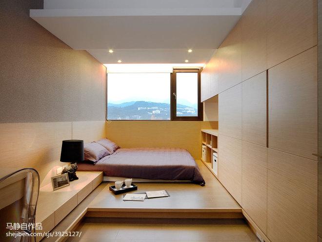 现代卧室榻榻米装修设计效果图片