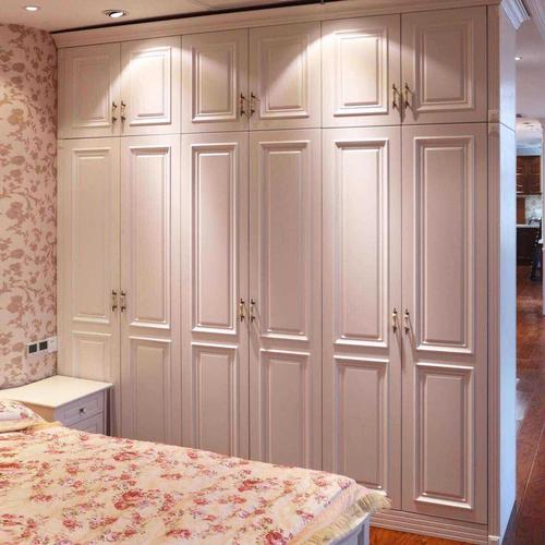 西安衣柜定制欧式卧室家具实木板组装立柜开门整体式大衣橱定做