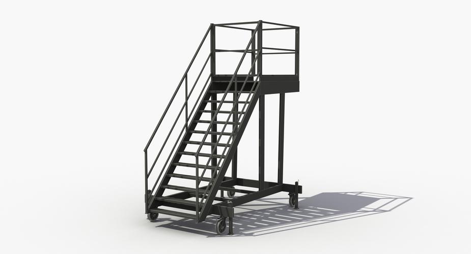 移动楼梯3d模型