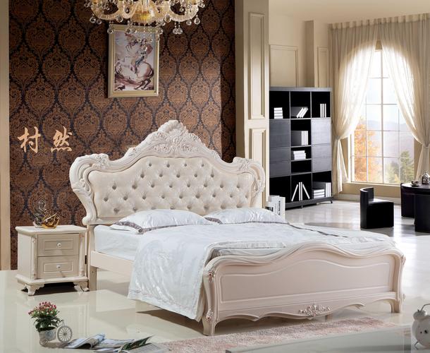 结婚法式套房欧式主卧室成套家具套装六件套组合双人床衣柜梳妆台