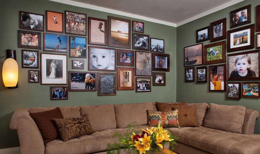 现代客厅相片墙图片设计图片赏析
