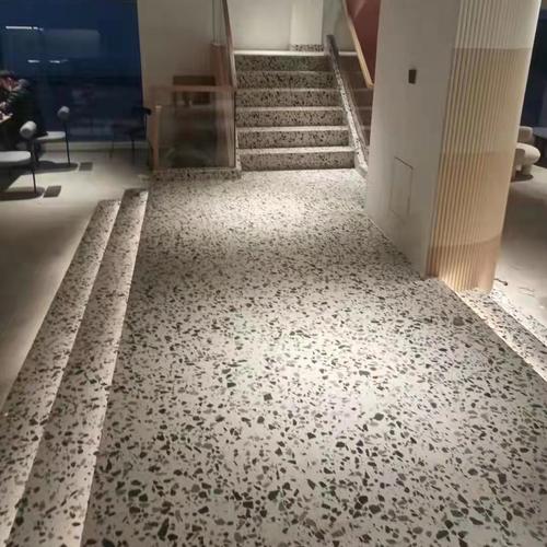 商场地板水磨石人造石水刀拼花设计卫生间过道水磨石台面板规格板