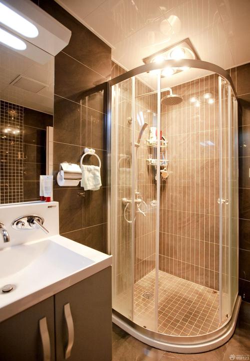 酒店式公寓淋浴房喷头装修效果图片大全