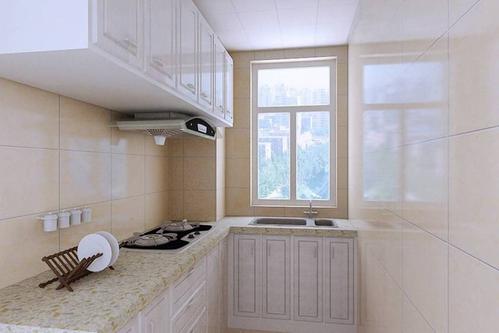 风格长方形小户型厨房装修图片