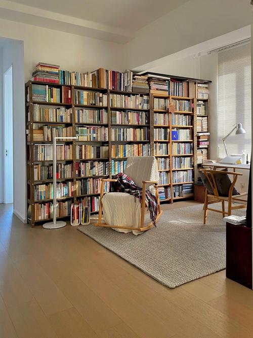 我家简单直白放满书的书房装修