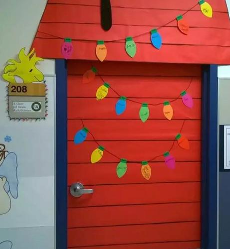 幼儿园教室门装饰一样美美哒