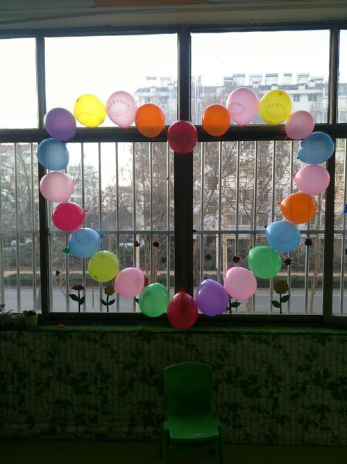教室气球装饰