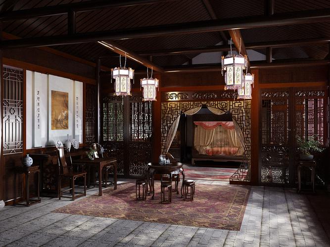 中国古建筑室内外设计
