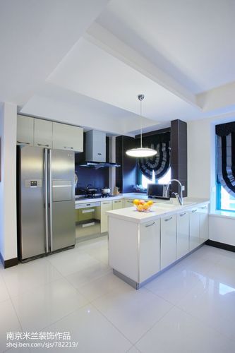 现代风格开放式厨房装修效果图片欣赏