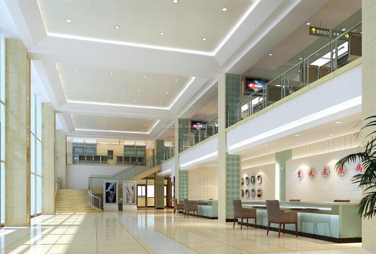 2022现代医院大厅走廊装修效果图集锦