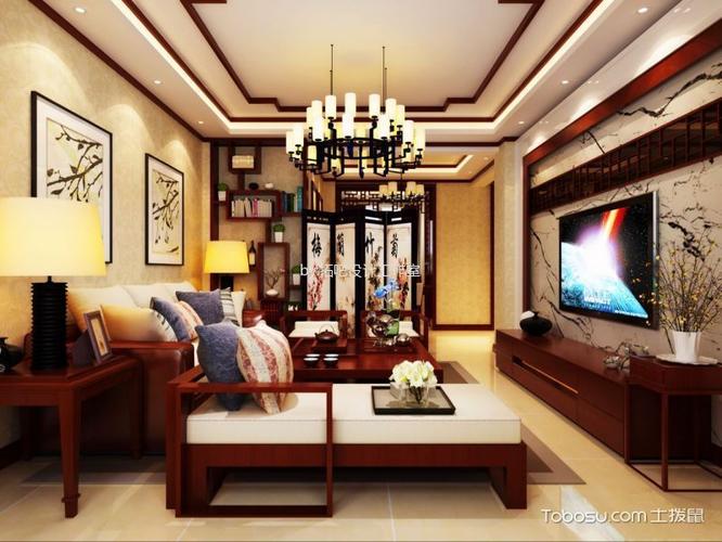 新中式风格客厅装饰效果图大全2022图片