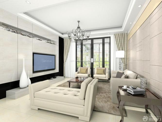 最新现代简约家居室内客厅吊顶装修效果图大全