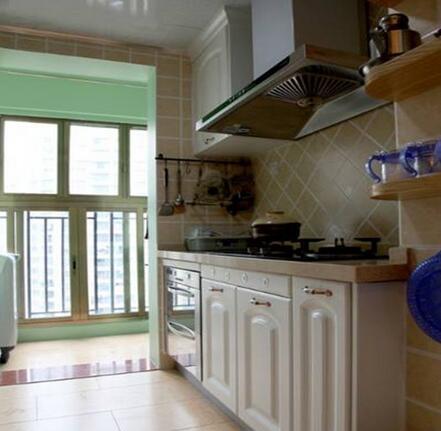 欧式厨房带阳台装修效果图带阳台厨房装修效果图带生活阳台的厨房