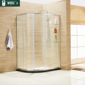 淋浴房整体移门浴室玻璃沐浴房弧扇形隔断简易洗浴房定制个性尺寸浴房