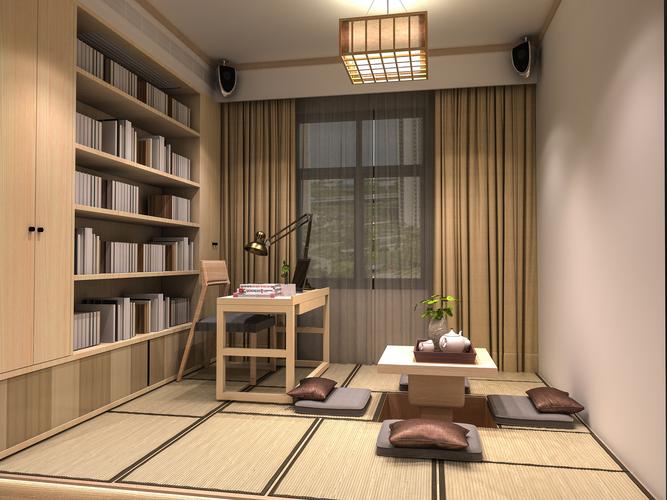 日式风格室内效果图|空间|家装设计|亚当设计
