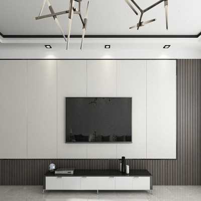 竹木纤维b集成墙板3d电视背景墙现代客厅卧室大理石装饰护墙板扣