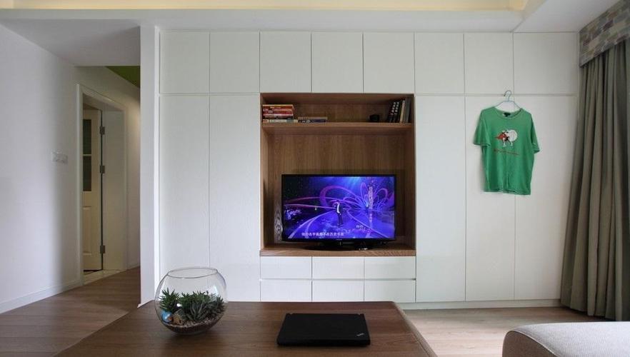 现代风格电视柜背景墙装修效果图