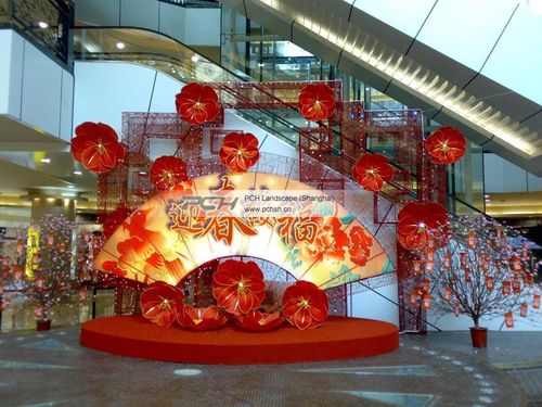 2013年新年商场布置商场室内大型景观布置商场春节装饰图片3