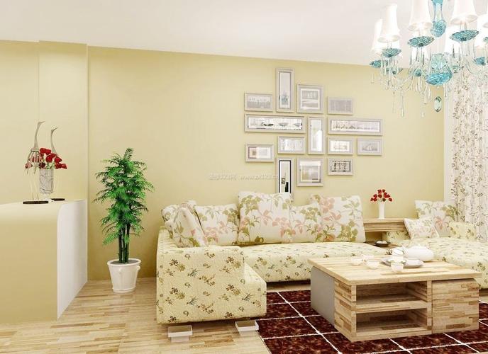 韩式风格客厅沙发装修效果图