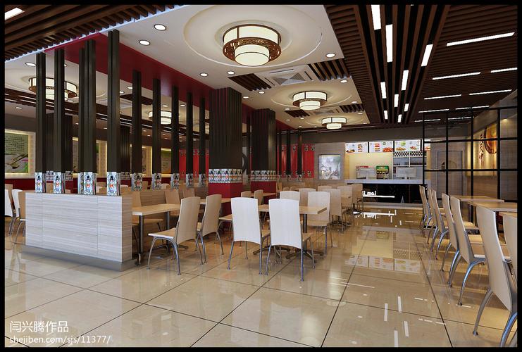 中式文化水饺馆餐饮空间320m05设计图片赏析
