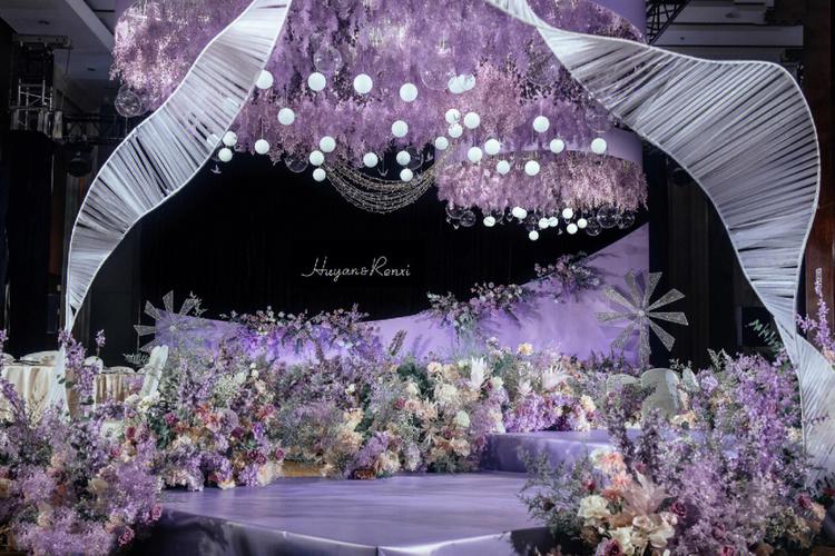 紫色薰衣草密语主题婚礼