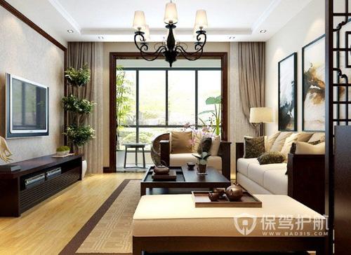 新中式小客厅装修要点小客厅新中式装饰效果图