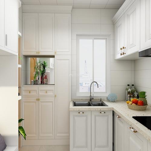 小清新北欧小户型之厨房橱柜设计效果图装修图片