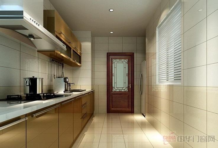 中式风格厨房门装修效果图大空间小元素厨房