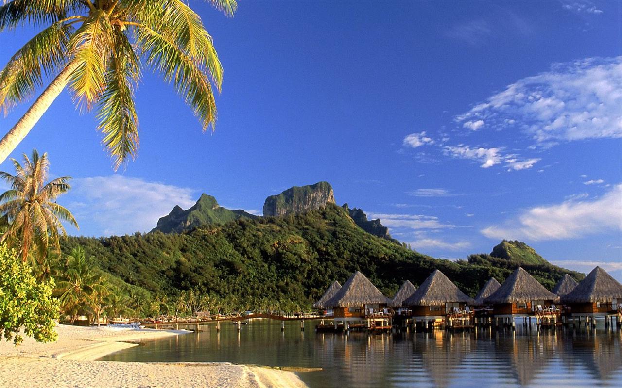 热带岛屿海滩自然风光高清风景壁纸图片大全第一辑高清大图预览2560x1