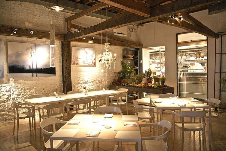 现代时尚小型餐厅装修装饰设计装信通网效果图