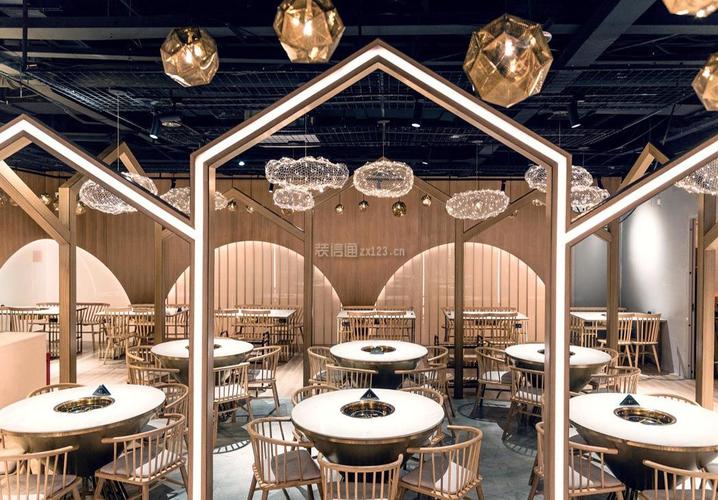 北京特色火锅店餐厅装饰装修实景图装信通网效果图