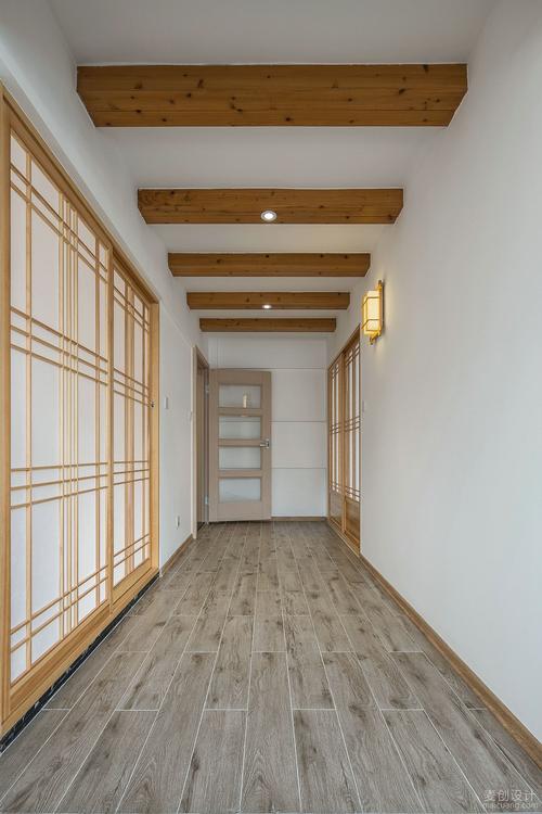 200成都日式木元素住宅室内设计装修实景图