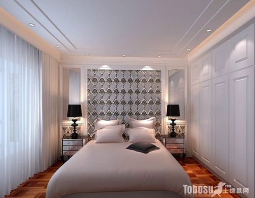 长方形新房卧室装修效果图土拨鼠装饰设计门户