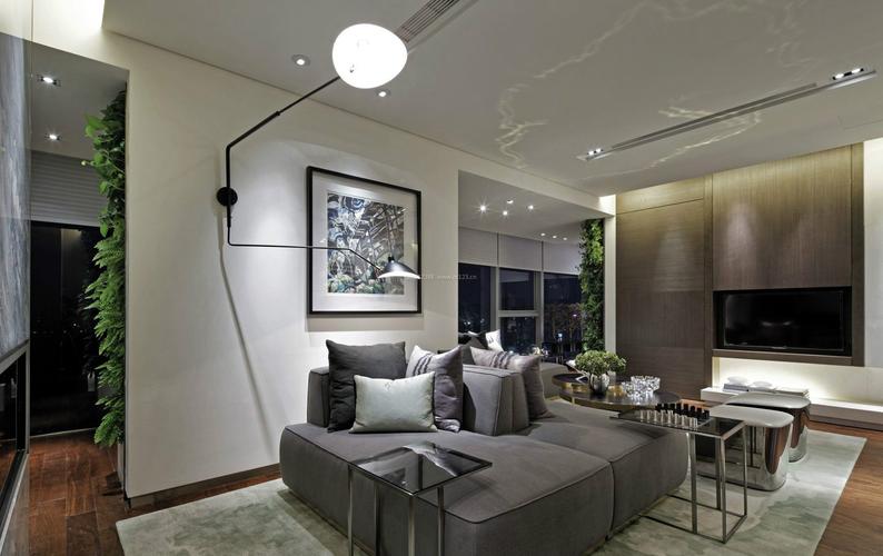 2020酒店式公寓客厅灯具装修效果图大全