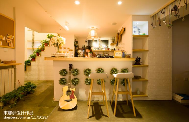 咖啡厅吧台装修效果图餐饮空间设计图片赏析