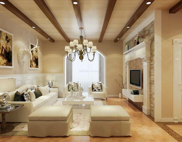 美式风格创意改造20平米小户型客厅装修效果图