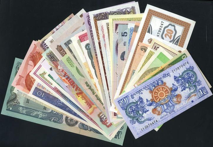40个国家不同纸币合售40枚fjc