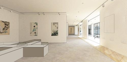 泰州姜堰美术馆室内设计