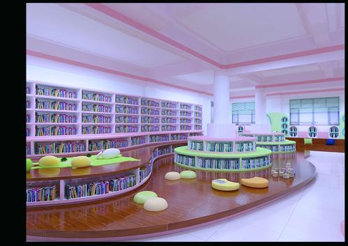 乌拉特前旗第三小学图书阅览室设计