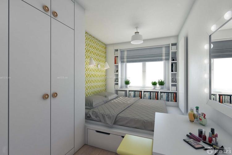创意50平方一室一厅小户型卧室组合家具装修图