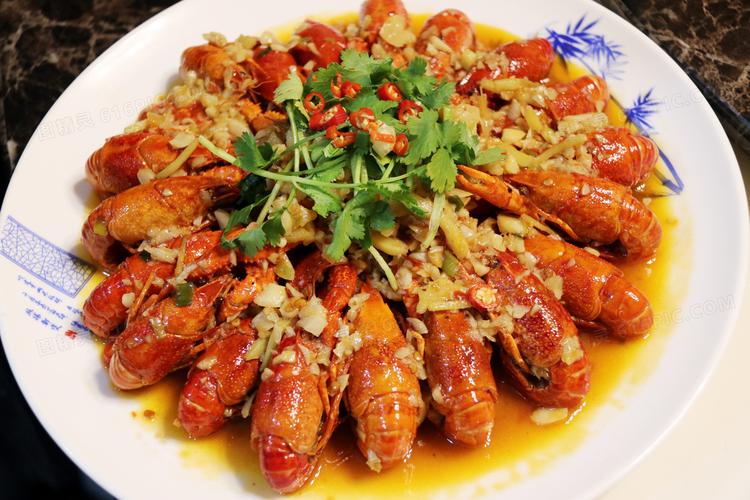 香辣小龙虾美食菜品高清摄影图片