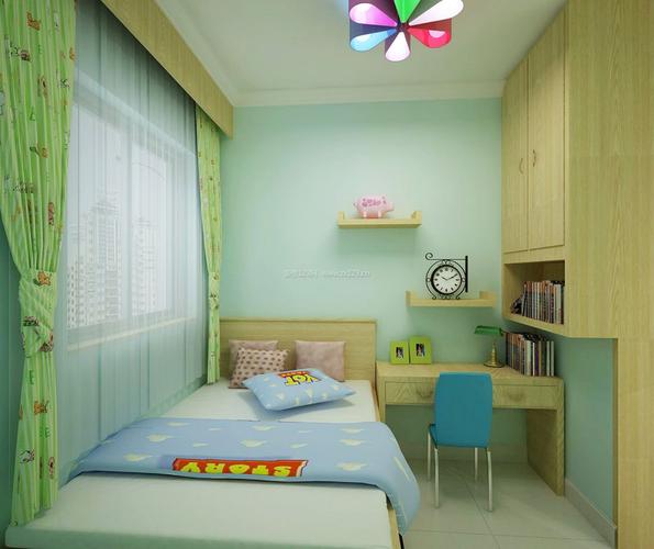 10平儿童房卧室实木家具设计图片装信通网效果图