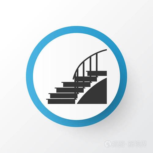 楼梯图标符号.时尚风格的优质隔离梯子元件