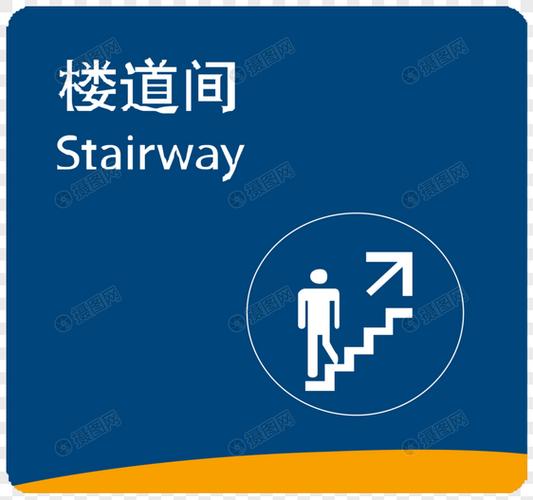 楼梯指示牌