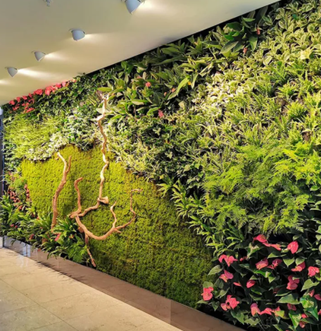 南京植物墙效果图
